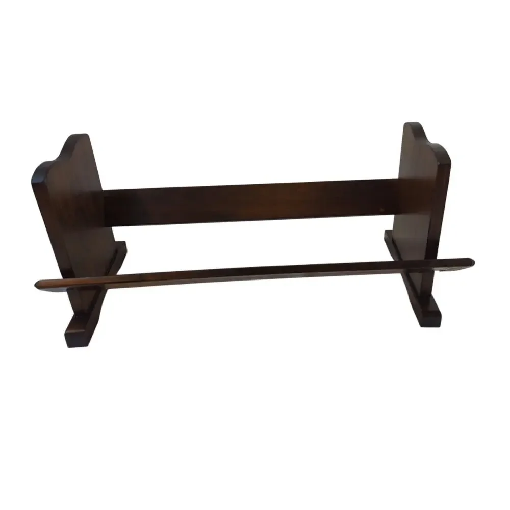 Vintage Wooden Book Trough Tabletop Book Stand